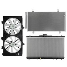 Electric Radiator Condenser Cooling Fan Kit Fit For Toyota Camry 2012-2017