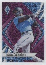 2021 Panini Chronicles Phoenix Purple Velocity Monte Harrison #6 0uf1