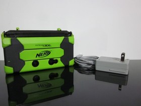 Nintendo 3DS Black CTR-001 w/ Stylus Nerf Case Charger Included Tested Working