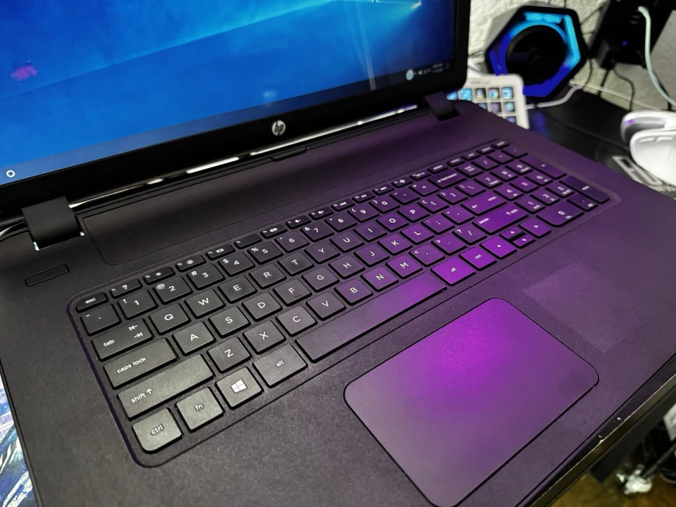 💻Notebook HP💿17-p161dx💿W10 AMD A10 Radeon R6✔️6GB DDR3✔️Unidad de disco duro de 1 TB✔️Unidad de DVD💿 Foto 2 de 4