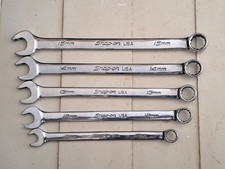 Snap-On 5pc 12 pt Metric Flank Drive Plus Wrench Set OEXLM, SOEXLM 10, 12 - 15mm