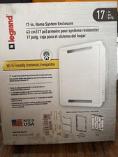 Legrand 17-in Plastic Network Box Wi-Fi AV Home System Enclosure NIB Made In USA