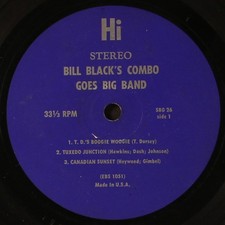 BILL BLACK'S COMBO: goes big band HI 7" EP 33 RPM