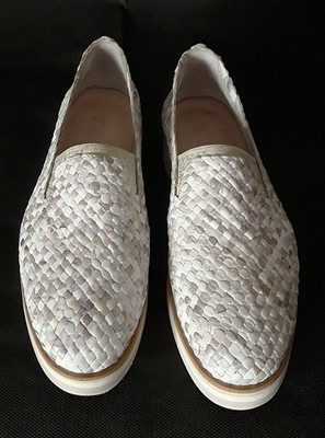 Pertini, Damen, Slipper, Beige Flechtmuster, Gr. 38,5