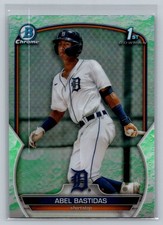 2023 Bowman Chrome Abel Bastidas Lunar Glow 1st Refractor # BCP-113
