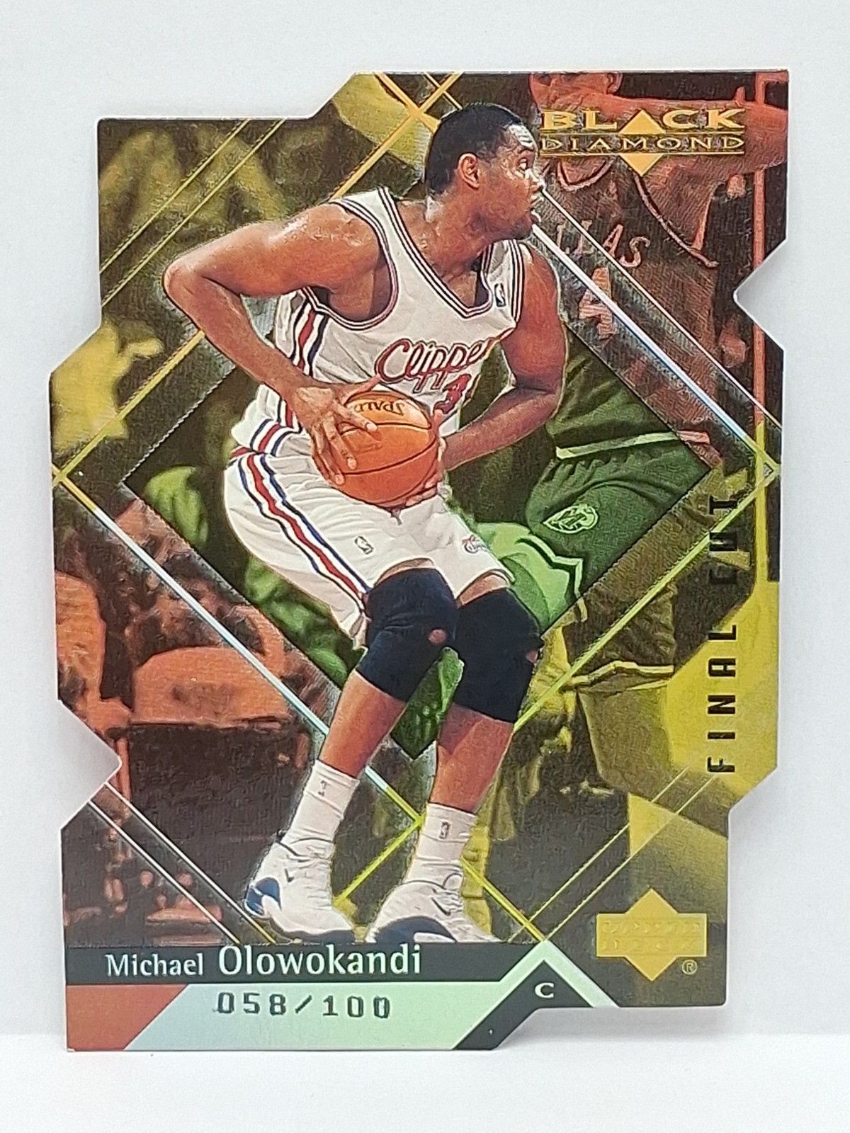 1999-00 Upper Deck Black Diamond - Michael Olowokandi #36 Final Cut /100 (D165)