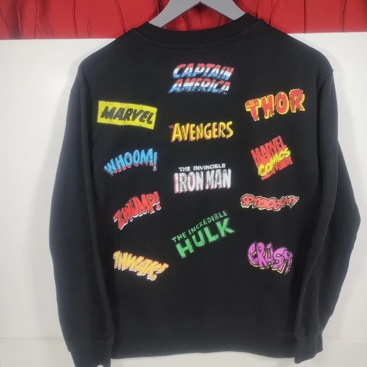 Sudadera Marvel Avengers Estampado Doble Cara Adulto Mediana Hulk Iron Man Thor