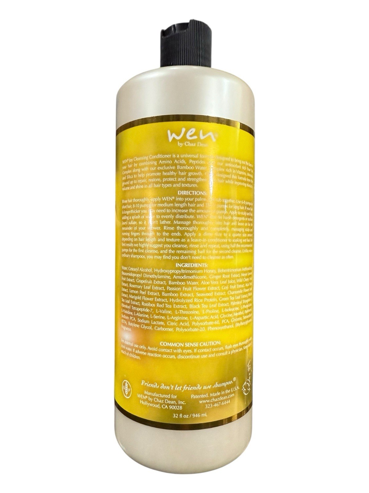 Wen Joy Restorative Cleansing Conditioner 32 Oz New & Sealed