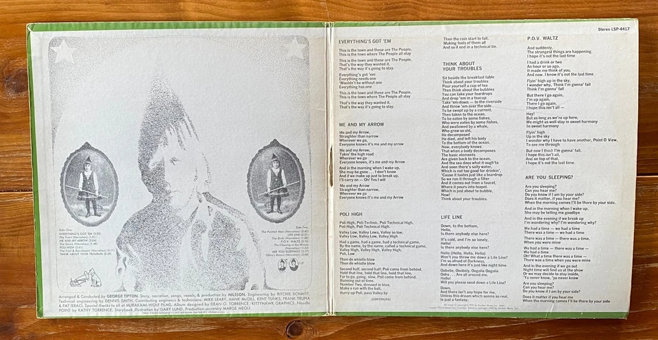 Nilsson – The Point! – Singer-Songwriter-Pop Rock Vinyl LP – OG - Image 2 of 4