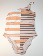 Aerie One Piece Swimsuit Women  s Medium Full Coverage Striped NWT