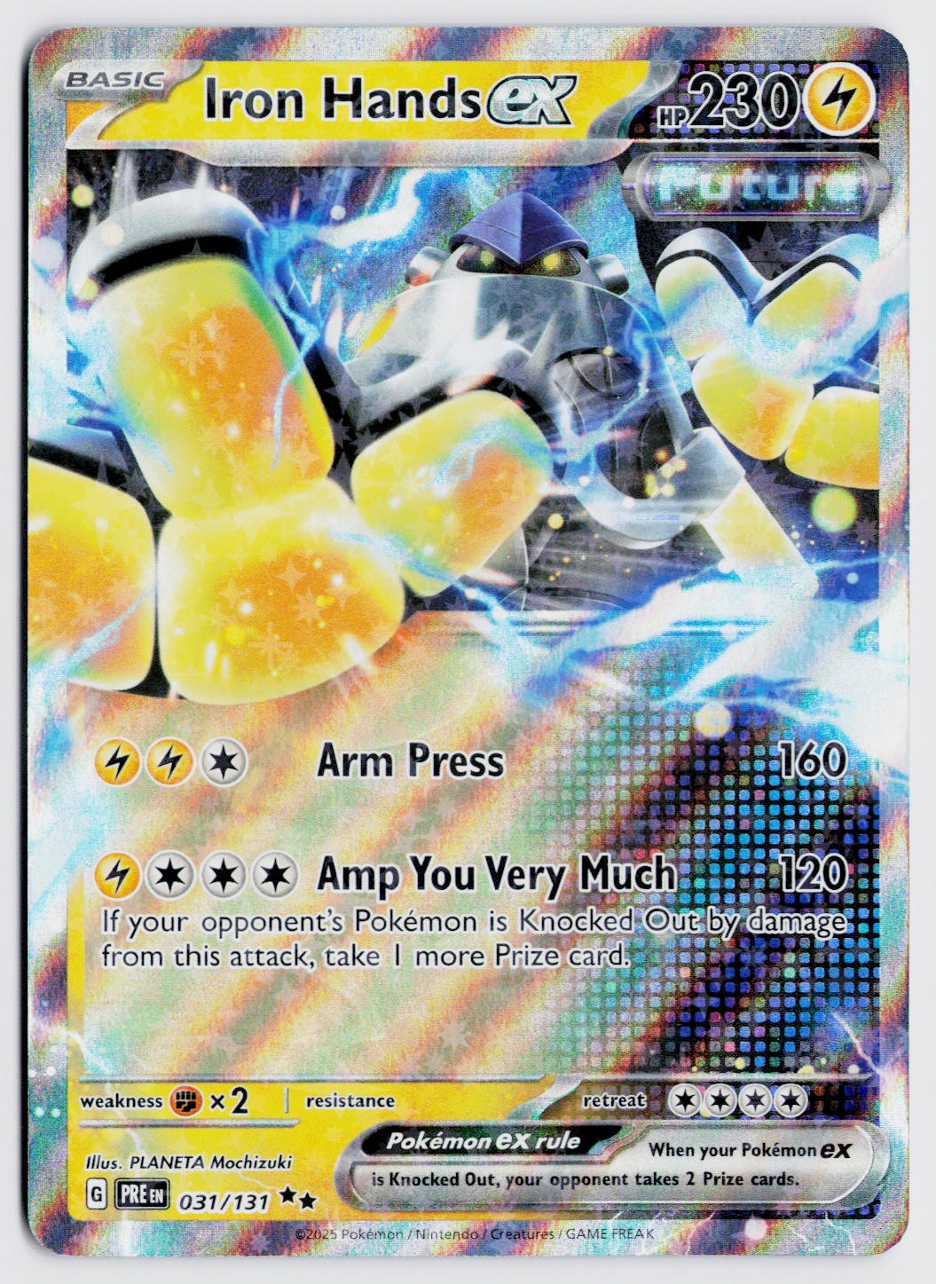 Iron Hands ex 031/131 - SV: Prismatic Evolutions - Pokemon TCG
