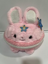 FAO Schwarz 10" Glow Brights Pink Bunny Plush Sound And Lights NEW