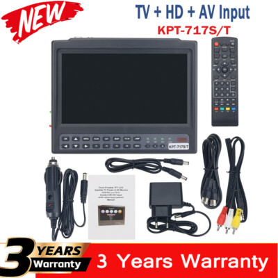 KPT-717S/T 7'' LCD HD Satellite Finder DVB-S2+T2+C Combo Receiver & HD Monitor