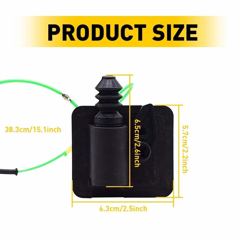 Conjunto de puerta de gas actuador tapa combustible 74700TBAA02 para Civic Honda 2016 2017-2021 Foto 3 de 4