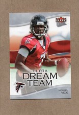 michael vick atlanta falcons 2006 ultra dream team udt-mv card