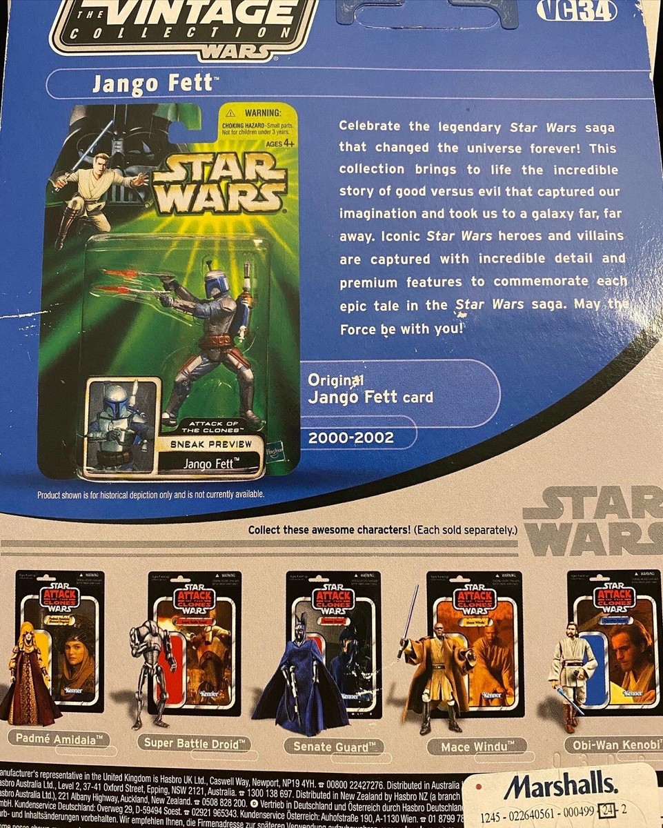 Star Wars Hasbro Kenner The Vintage Collection JANGO FETT VC34