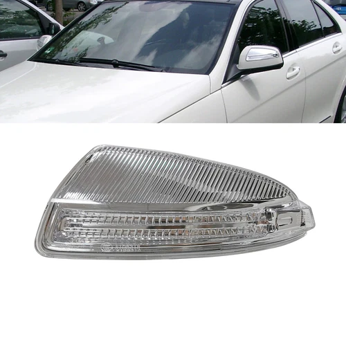 Left Door Mirror Turn Signal Yellow Light For Mercedes W204 C250 C300 C350 ML