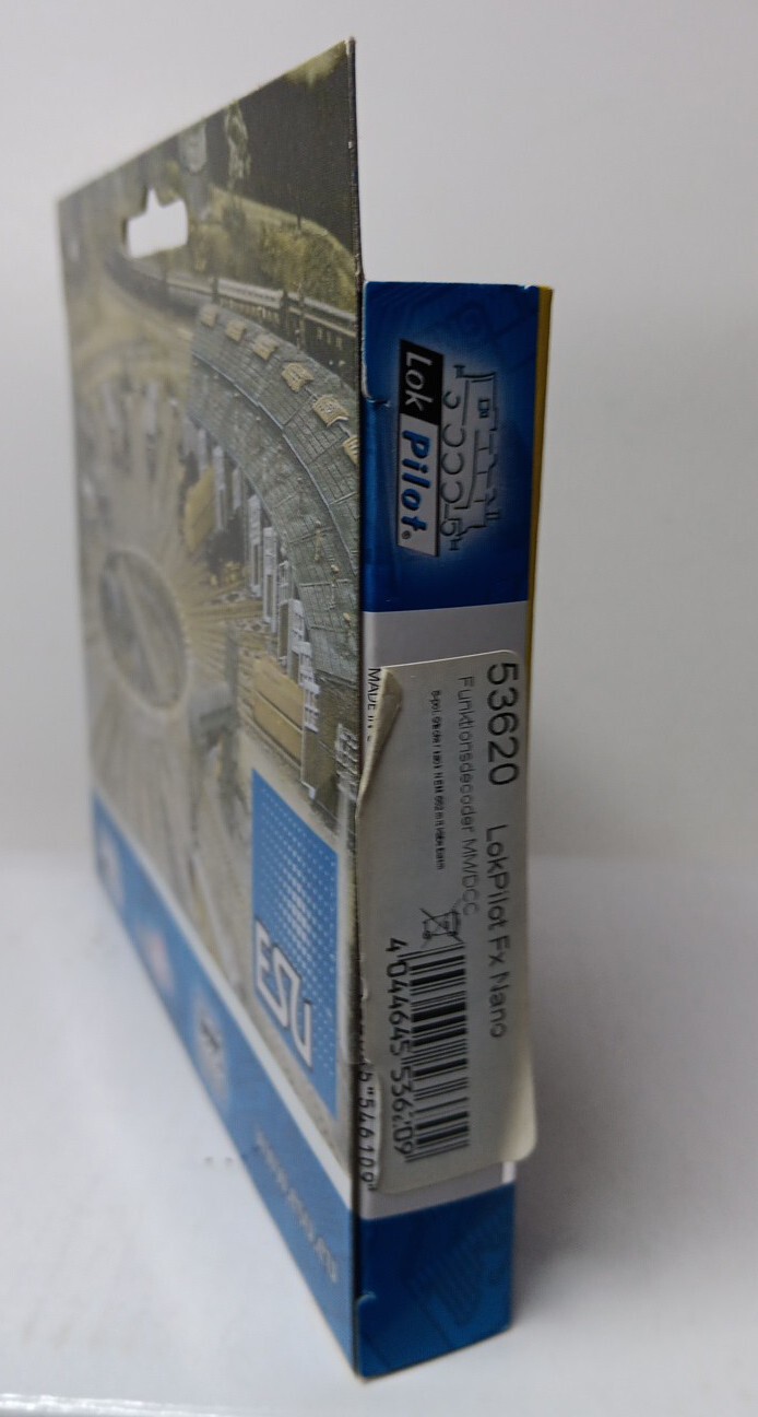 Décodeur ESU 53620 LokPilot Fx Nano micro-électronique de précision NEM652 pour modélisme