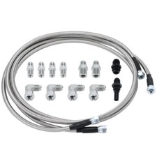 For GM 4L60E 4L80E Flexible SS Braided Transm...