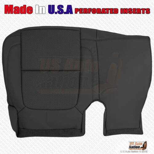 2013 2014 Ford Explorer Rear Driver Split Bench Bottom Leather Seat Cover Black