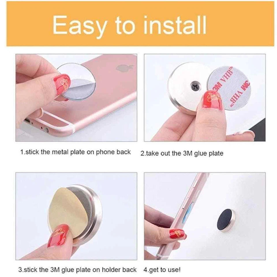 Magnetic Adhesive In Car Dashboard Cell Mobile Phone GPS PDA Mount Holder Stand - Image 3 of 3