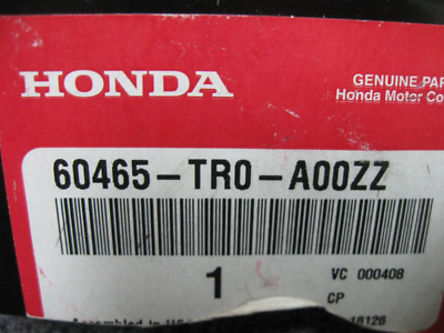 Honda Acura 60465-TR0-A00ZZ Left Front Bulkhead Side Stay Gusset