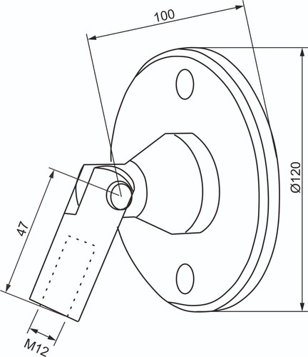 Soporte de toldo de vidrio de acero inoxidable V4A soporte de pared techo de vidrio barra de tracción - Imagen 28 de 28