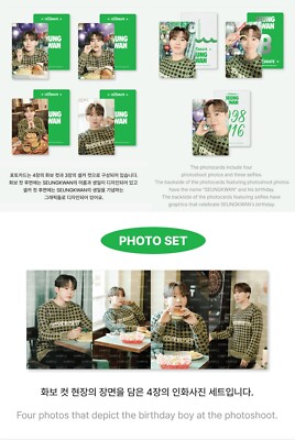 SEVENTEEN SEUNGKWAN HAPPY DAY BIRTHDAY BOX VER.3 /P.Book+Card+