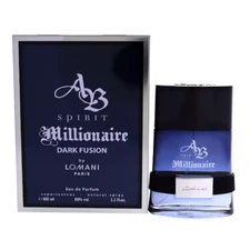 AB Spirit Millionaire Dark Fusion by Lomani 3.3 oz EDP Cologne Men New In Box