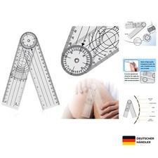 Goniometer PVC 14 Zoll transparent 360° Drehung Präzise Winkelmessung