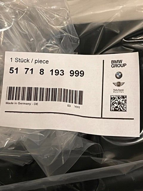 ORIGINAL BMW Abdeckung Spirtzschutz Kraftstofffilter 3er E36  