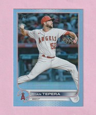 2022 Topps Update Ryan Tepera Rainbow Foil #US241 Los Angeles Angels