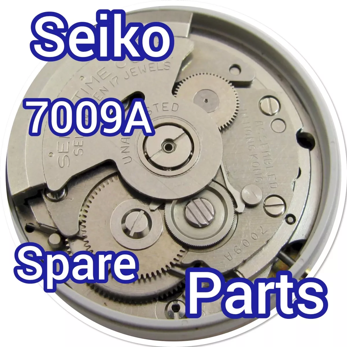 kande løn kim Watch Seiko cal 7009A spare original Parts (see list) | eBay