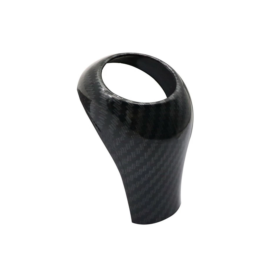 Cubierta de perilla de cambio de marchas de fibra de carbono para Mercedes Benz Clase A/C 2004-2013 Foto 4 de 4