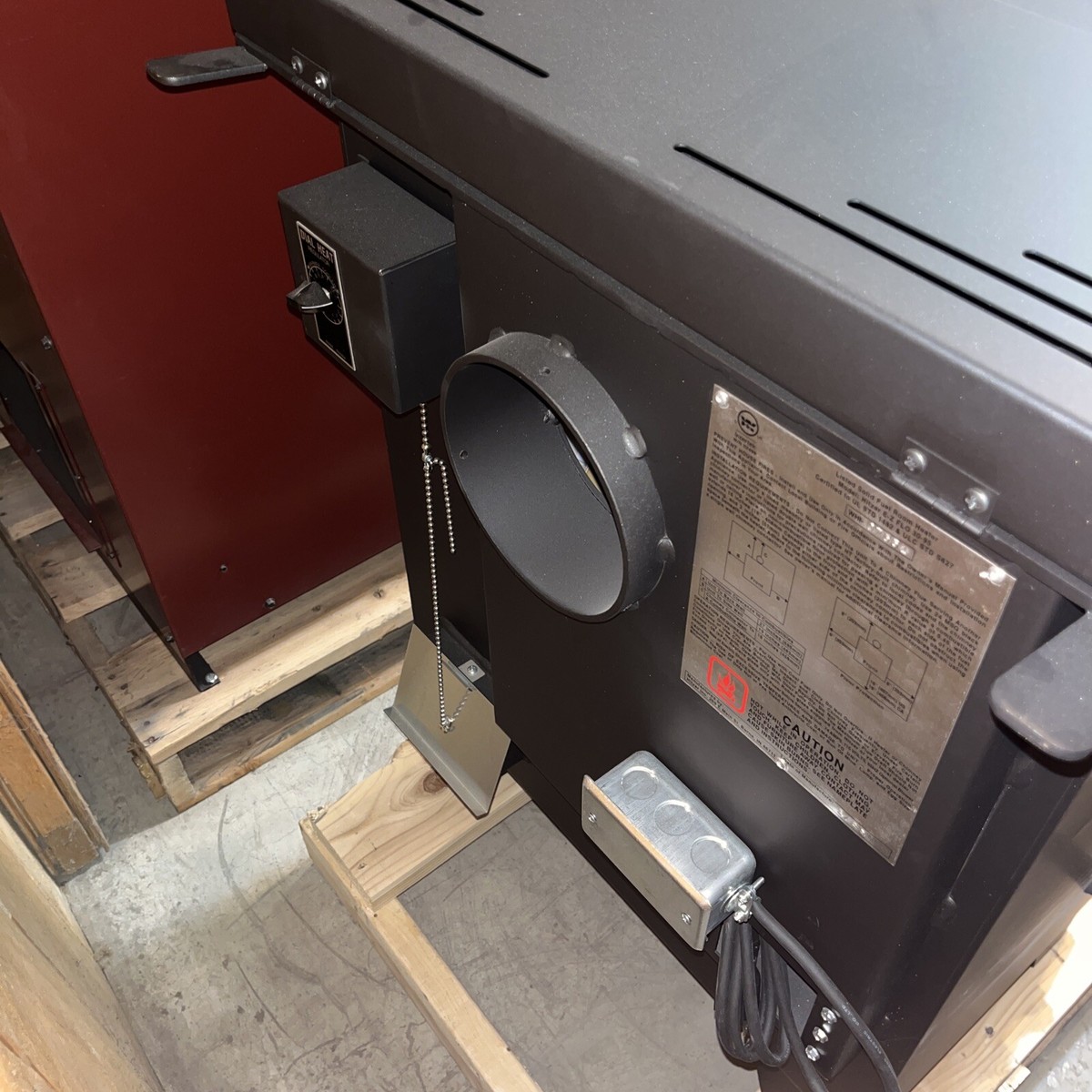 Hitzer 30-95 ez flo hopper coal stove w/ blower NEW | eBay