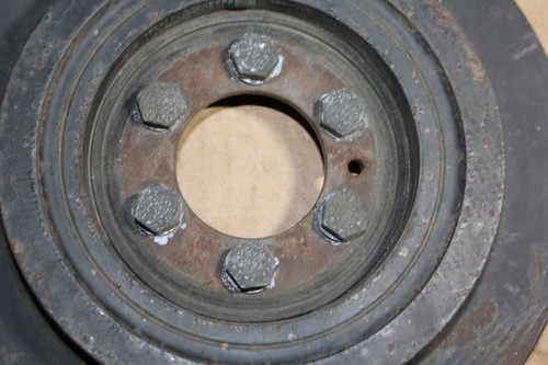 GENUINE ORIGINAL BMW E21 E30 E12 E28 M20 ENGINE VIBRATION DAMPER BELT PULLEY OEM - Picture 8 of 10