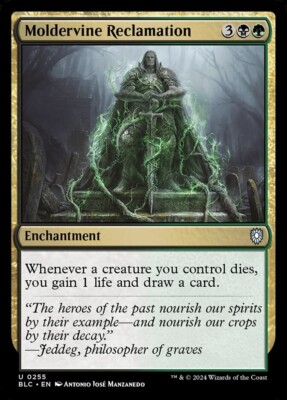 Moldervine Reclamation 0255 Non Foil Uncommon Bloomburrow Commander MTG NM
