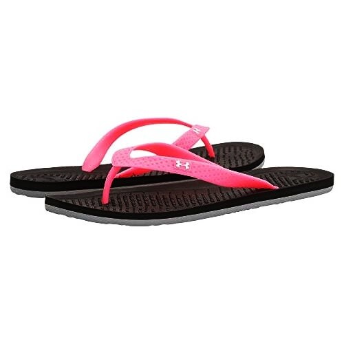 under armour pink flip flops