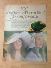 Original Reklame, Werbung  1971 LOHSE  URALT LAVENDEL Duftwasser
