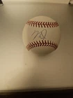 Mike Trout Autographed OML Baseball Fanatics Authentication Authentic