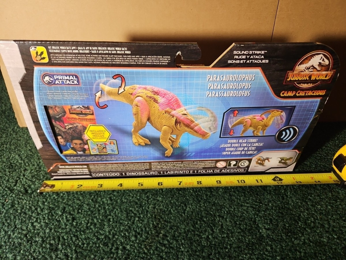 Mattel Jurassic World - Parasaurolophus - Sound Strike - Camp