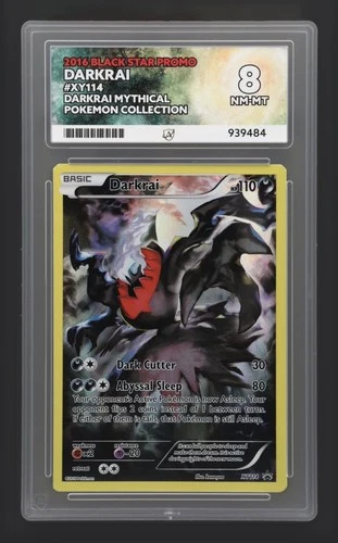 Darkrai XY114 Black Star Promo 2016 Mythical Pokemon Full Art Holo ACE 8