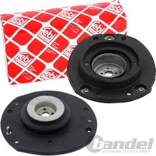 2x FEBI FEDERBEINLAGER DOMLAGER VORDERACHSE passend für PEUGEOT 206 auch CC SW