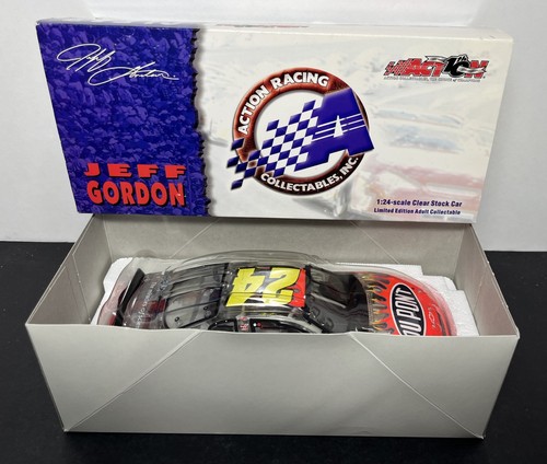 NASCAR Jeff Gordon #24 DuPont Monte Carlo 2002 coche de stock transparente acción 1:24 nuevo en caja - Imagen 10 de 10