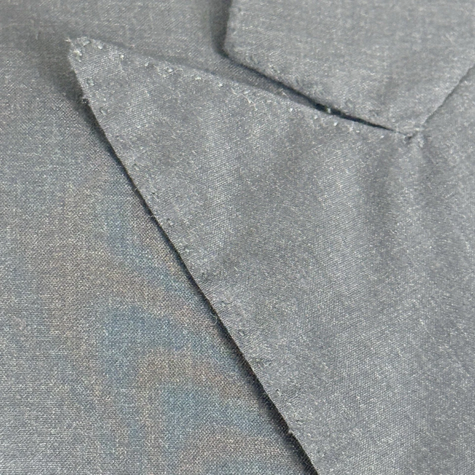 Abrigo deportivo Cesare Attolini gris solapas pico raro hombros parisinos 48IT G2U Foto 4 de 4