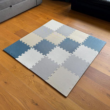 Baby Play Mat, Soft Foam Floor Tiles for Kids. Adjustable Interlocking