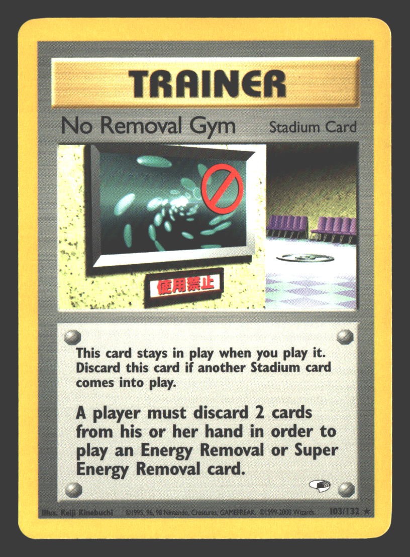 No Removal Gym Gym Heroes #103/132 Pokemon