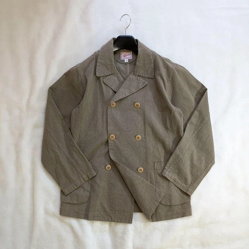 45R / 45rpm Cotton Jacket Collared Double-Breasted Patch Pockets Excellent image 2