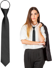 Ties for Women, Adjustable Pre Tied School Tie for Boys Girls Kids