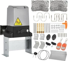 US Automatic Sliding Gate Opener 2Remote Control Electric Roll Driveway 40ft/Min